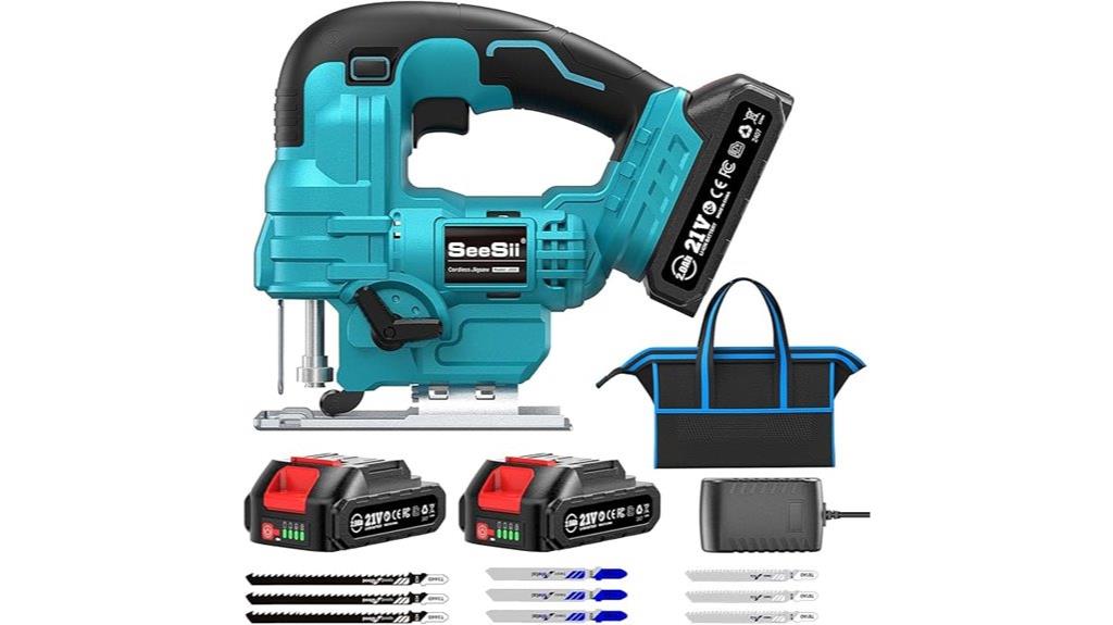 cordless jigsaw with batteries