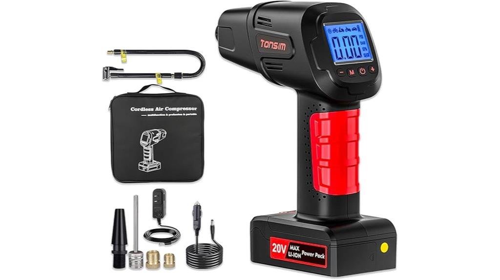 cordless tire inflator rechargeable