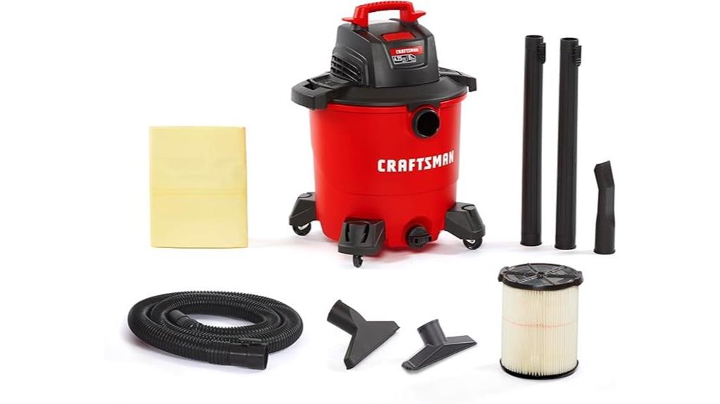 craftsman 9 gallon wet vac