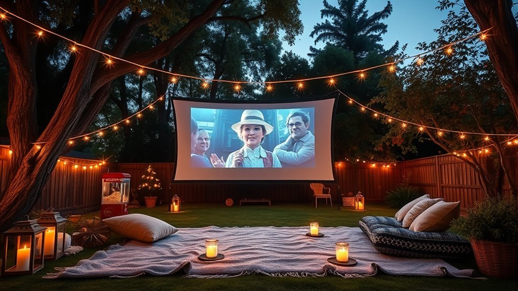 create perfect outdoor screening