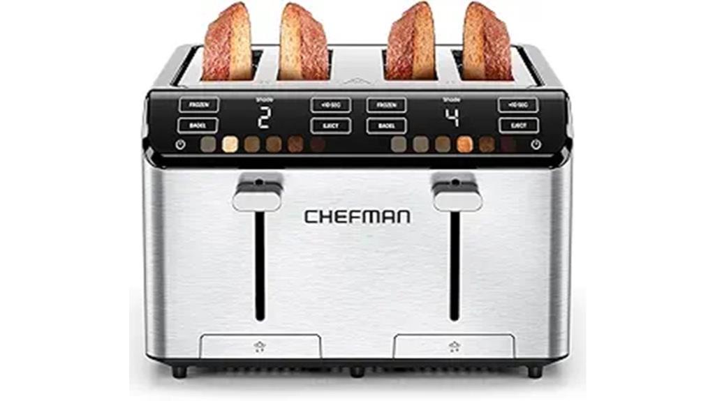 digital 4 slice toaster