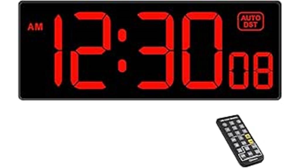 digital clock with seconds
