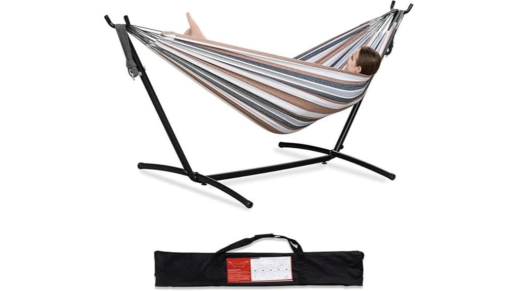 double steel stand hammock