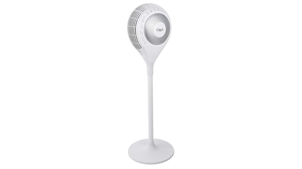 dual oscillation tower fan