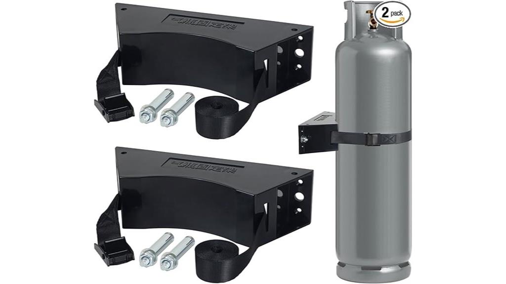 dual propane tank holders