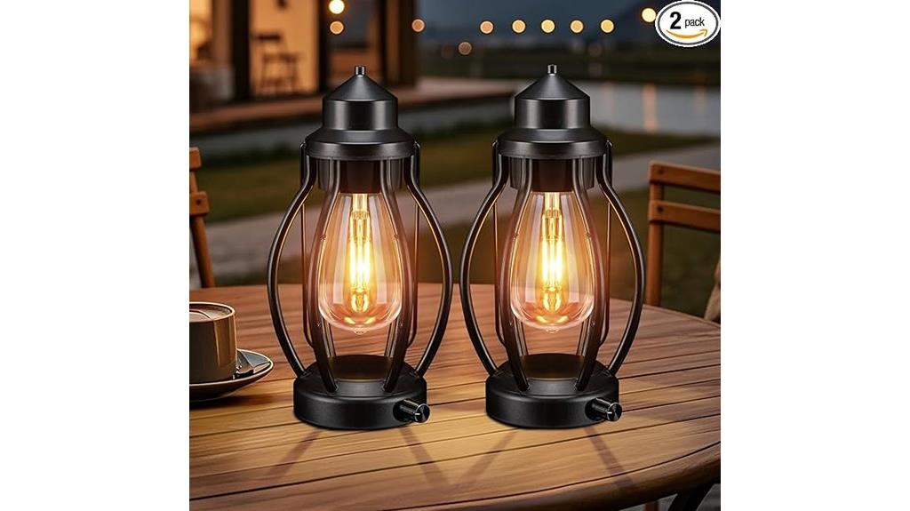 dual purpose rechargeable lanterns