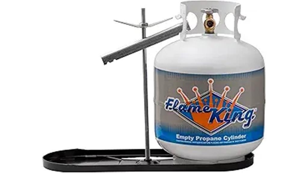 dual rv propane tank rack