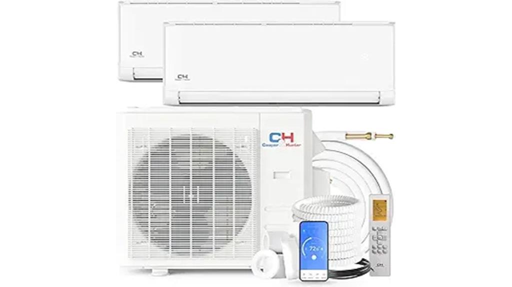 dual zone cooling heating