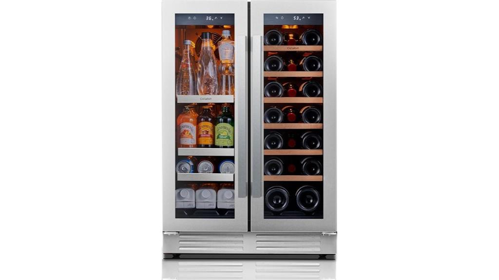 dual zone wine cooler