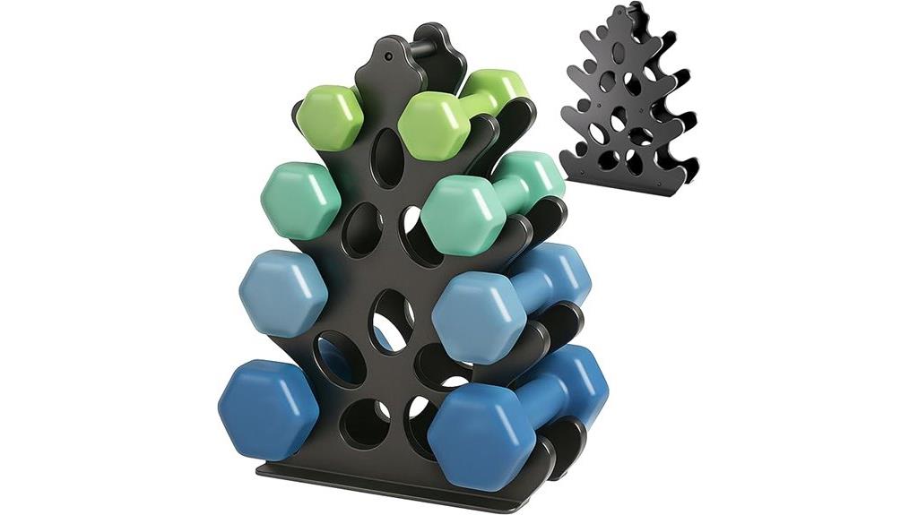 dumbbell weight storage stand