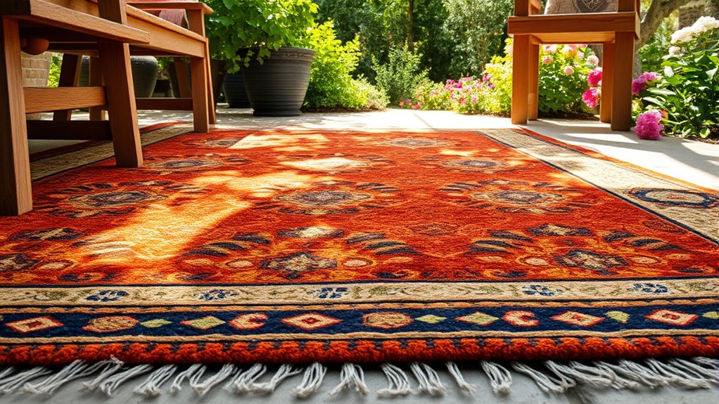 durable water resistant outdoor rugs