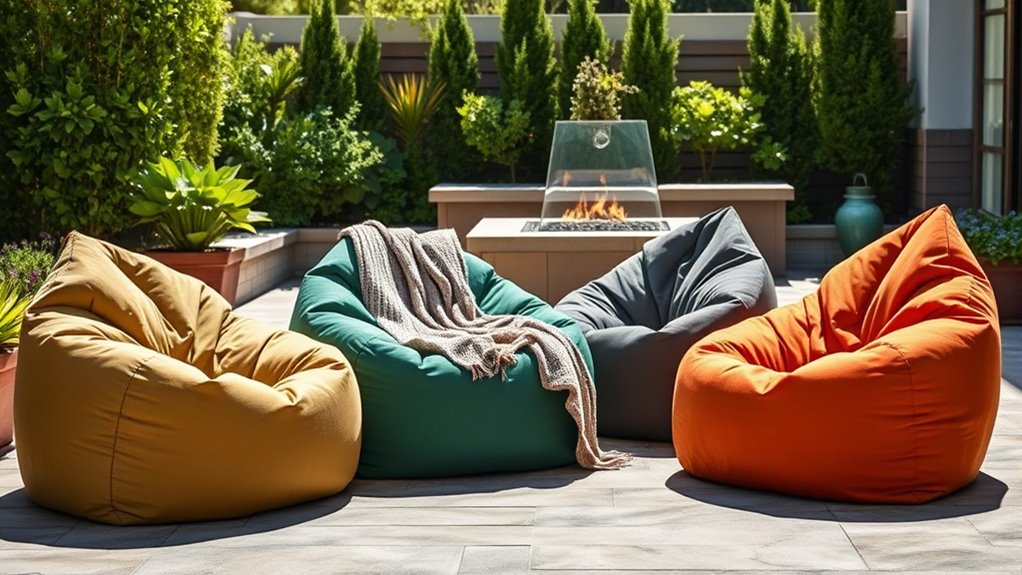 durable weather resistant bean bags