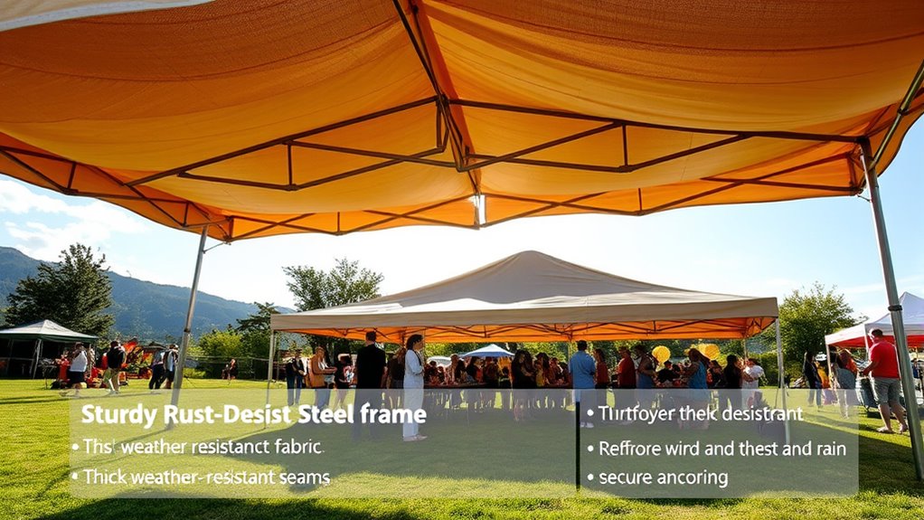durable weather resistant canopy
