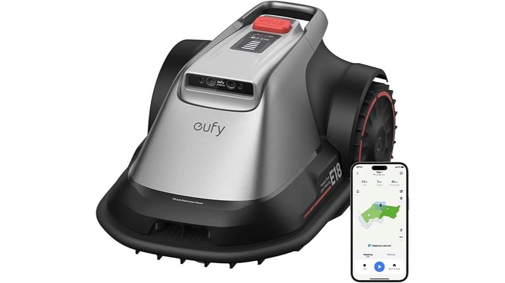 e18 lawn mower features