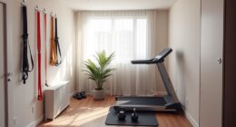 efficient small gym setup