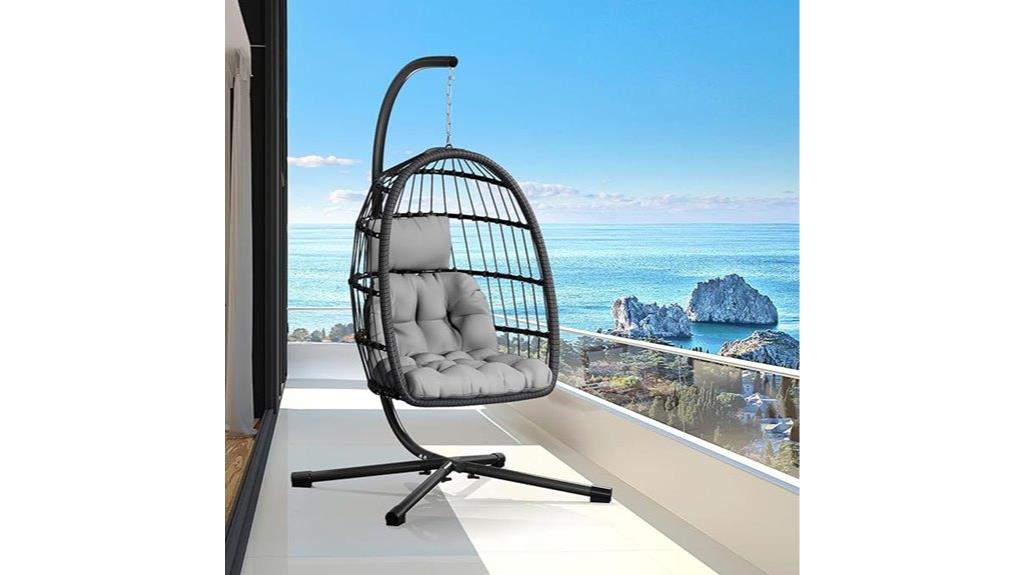 egg chair swing set