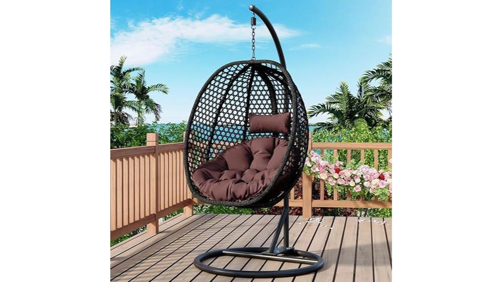 egg shaped swing chair