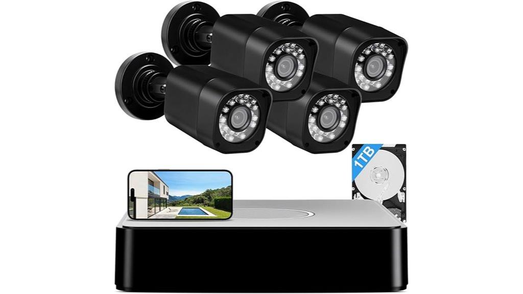 eight channel outdoor surveillance