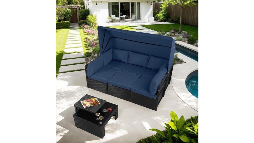 eight piece patio set