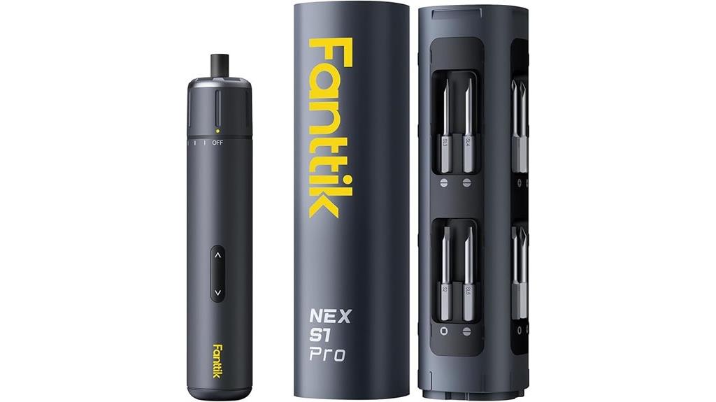 electric screwdriver with bits