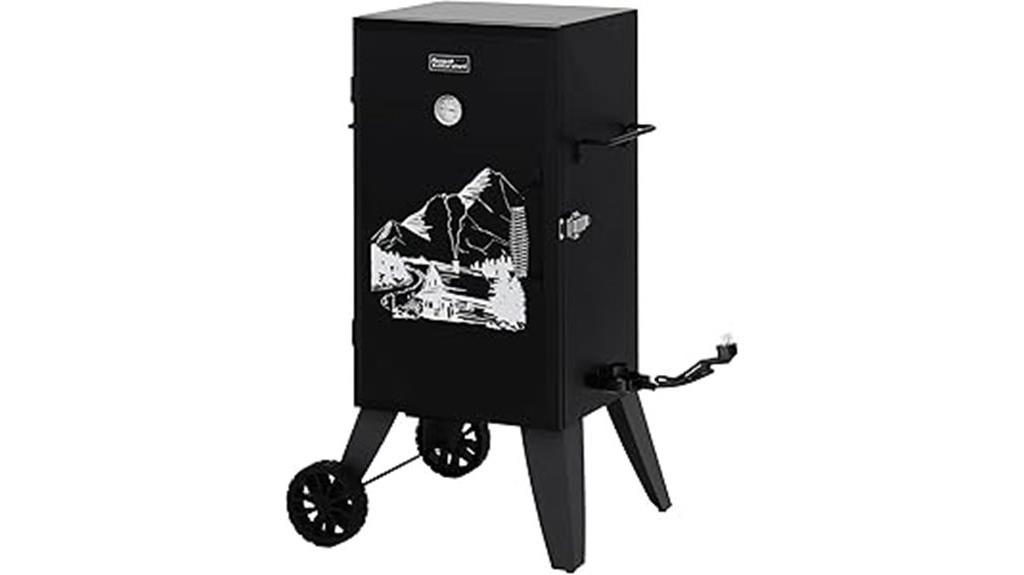electric smoker with adjustable temperature