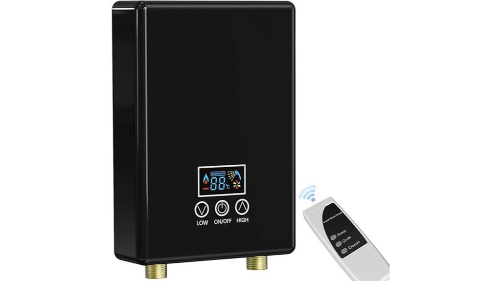electric tankless water heater
