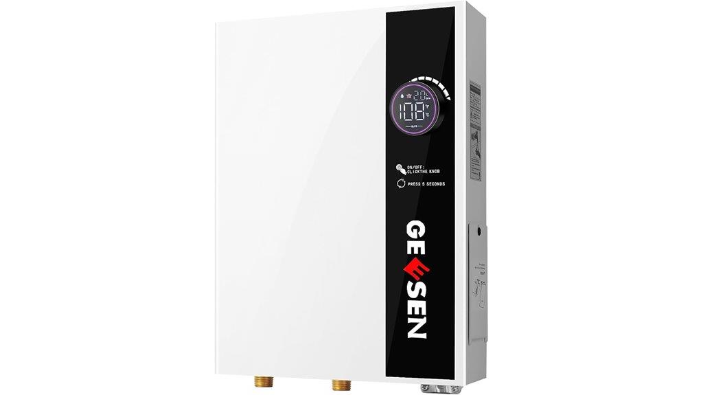 electric tankless water heater