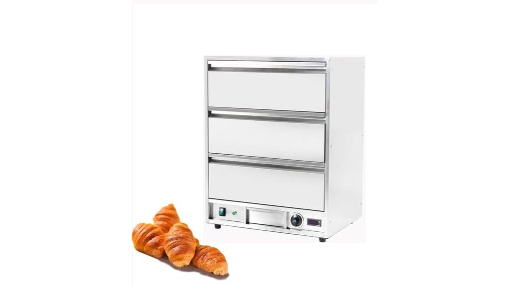 electric warming drawer features