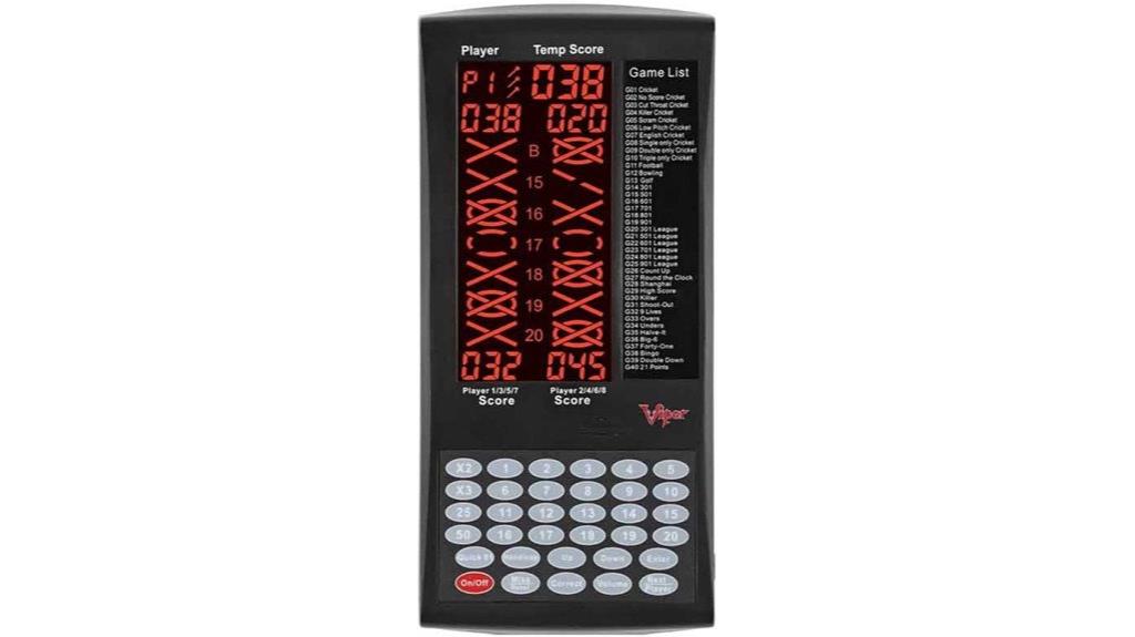 electronic dart scoring system