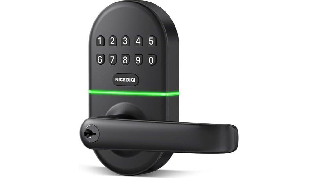 electronic handle lock system