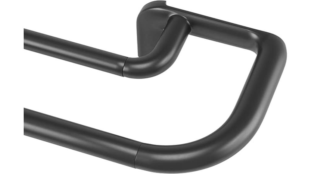 elegant dual curtain rod