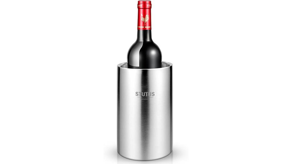 elegant stainless steel chiller