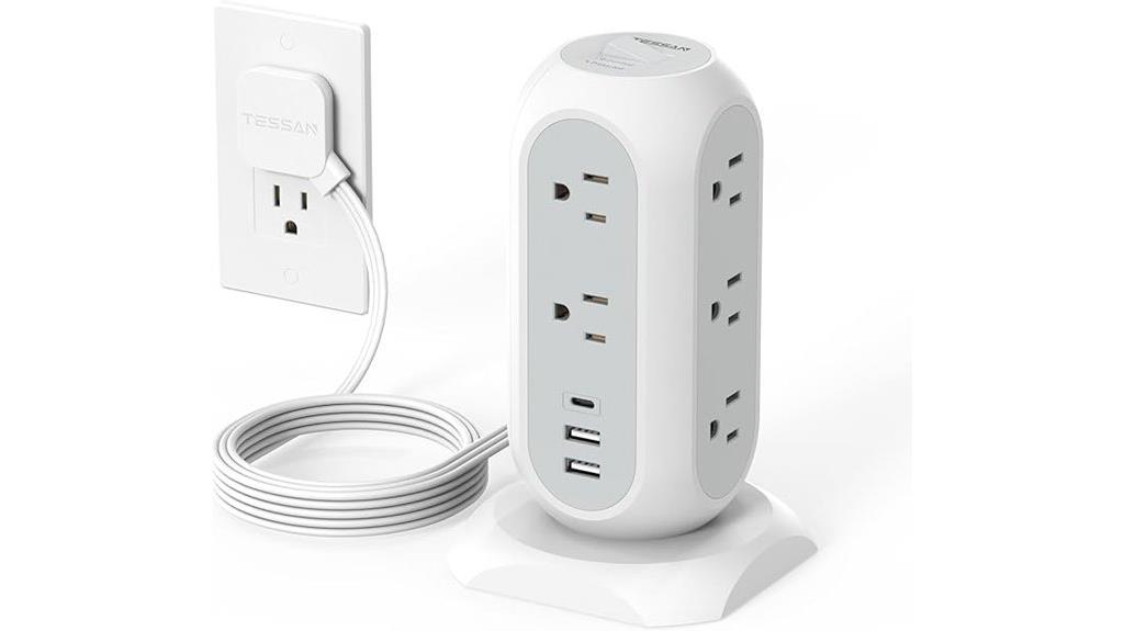 eleven outlets usb ports