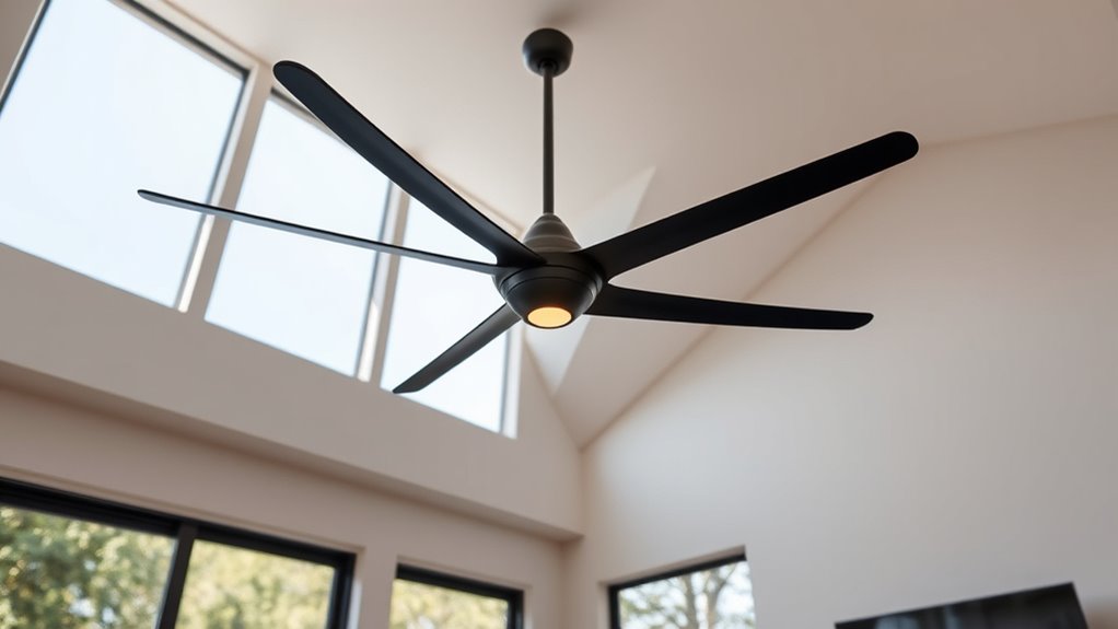 energy efficient ceiling fan features