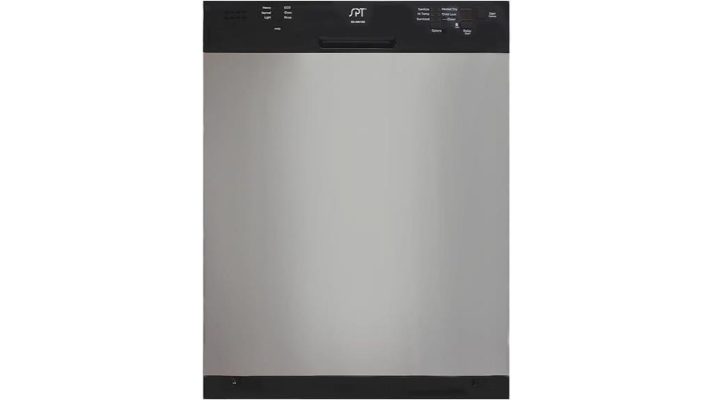 energy efficient stainless dishwasher