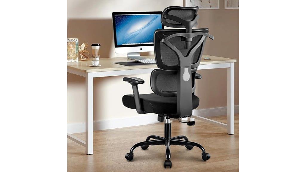 ergonomic mesh lumbar chair