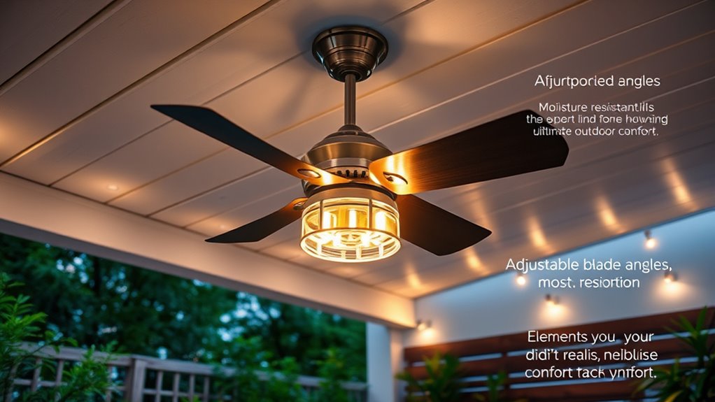 essential outdoor fan features