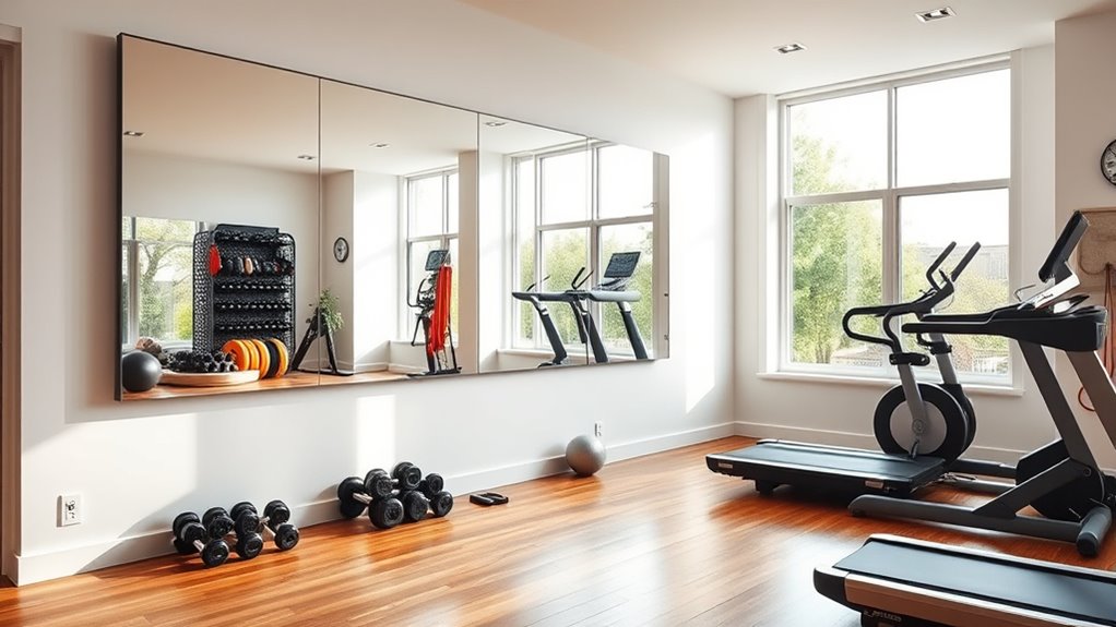 evaluating home gym mirrors