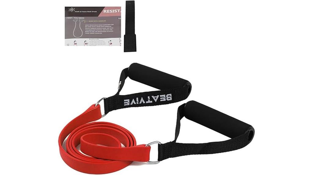 exercise bands with handles
