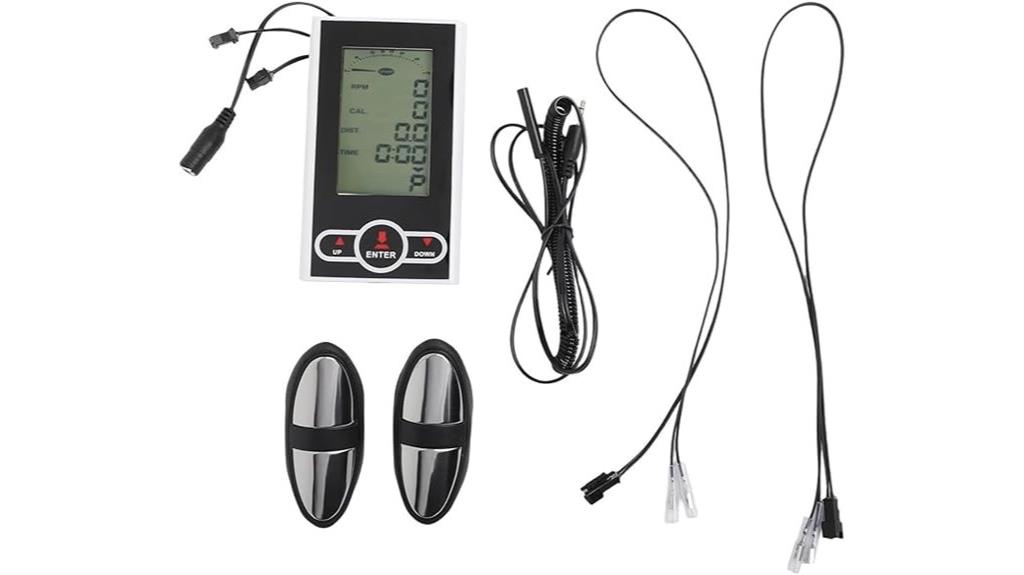 exercise bike monitor features