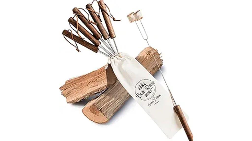 extendable walnut handle sticks
