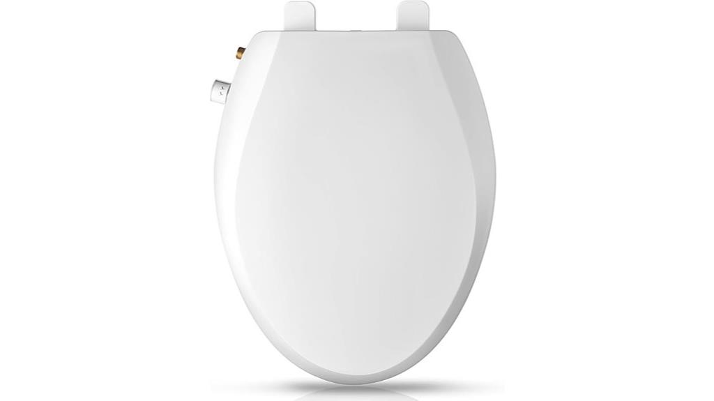 extended bidet with dual nozzles