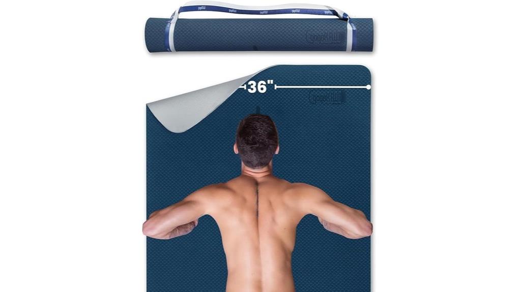 extra wide yoga mat