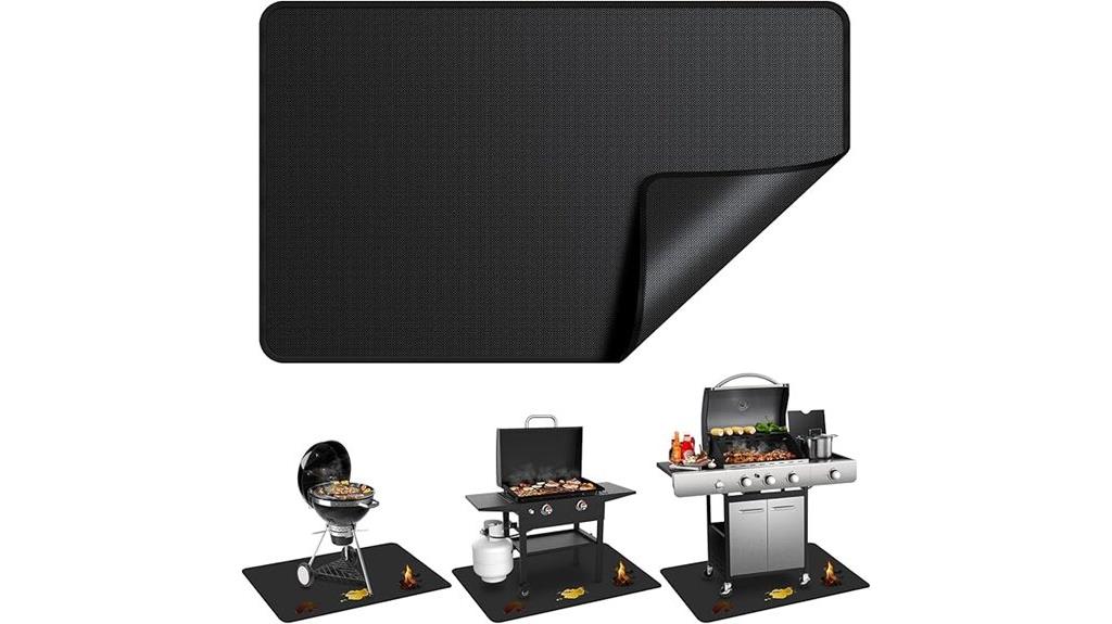 fireproof waterproof patio mat