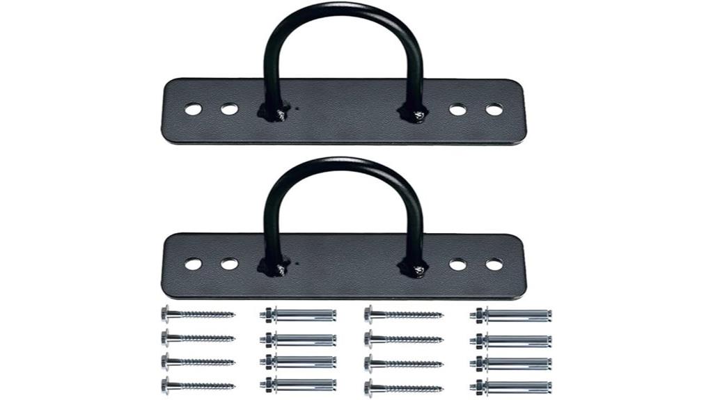 fitness equipment mounting bracket