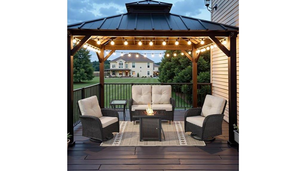 five piece patio furniture