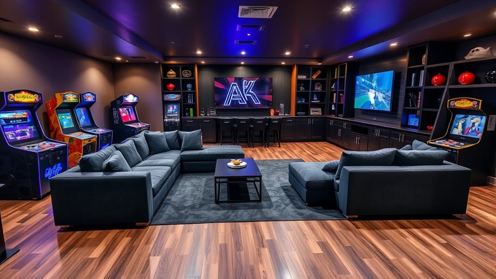 flexible versatile basement layout
