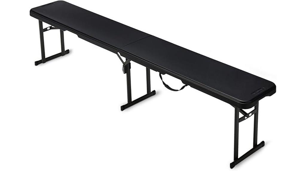 foldable 6 foot bench