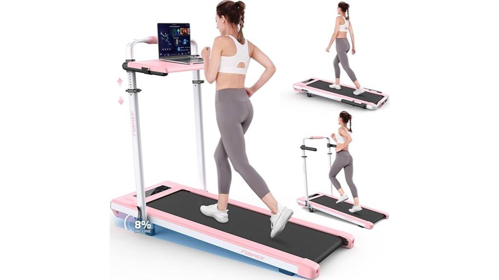 foldable desk treadmill