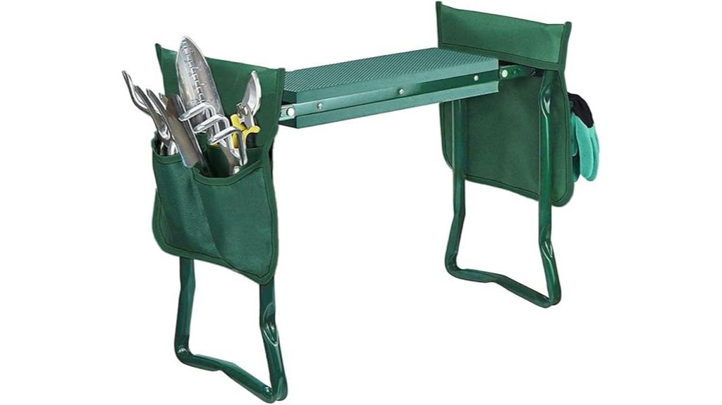 foldable garden kneeler seat